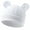 White, variant on Baby Hat Double Layered Toddler Hat Elastic Hospital Hat Adjustable Head Circumference Comfortable Bonnet Fall Winter
