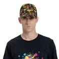 thumbnail image 4 of Fotbe Mushrooms And Fern Stems Gorro Clásico de Béisbol, Gorra Ajustable con Broche Snapback, Gorro de Exterior de Algodón Suave, 4 of 6