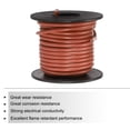 thumbnail image 3 of Silicone Wire 14AWG 14 Gauge Flexible Tinned Copper Standard High-Temperature Hookup Wire Brown 7.5m/25ft, 3 of 6