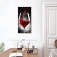 thumbnail image 3 of Elephant Stock Red Wine Is Served Wall Art - Food And Drink Canvas Canvas - 15" x 30", 3 of 8