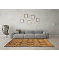 thumbnail image 3 of Ahgly Company Indoor Rectangle Abstract Brown Modern Area Rugs, 5' x 7', 3 of 4