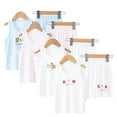 thumbnail image 2 of WOLLED Kids Boys Girls Summer Outfit Sleeveless Vest and Shorts Set for 2-10Y Toddlers, 2 of 10
