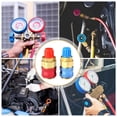 thumbnail image 3 of Dual Pressure HVAC Connectors Red High & Blue Low, Easy Connect/Disconnect, High Flow Couplers, 3 of 10