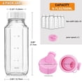 thumbnail image 4 of Botellas de vidrio para leche Sovietiep, 500 ml, con funda de silicona, paquete de 6, 4 of 6