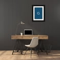 thumbnail image 3 of Art Licensing Studio 17x24 Black Ornate Wood Framed with Double Matting Museum Art Print Titled - Initials Pattern G, 3 of 4