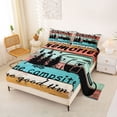 thumbnail image 2 of Erosebridal Woodland Wildlife Adventure Camping Full Size Sheets,Retro Country Farmhouse Bed Sheets For Kids Boys 4pcs, 2 of 6