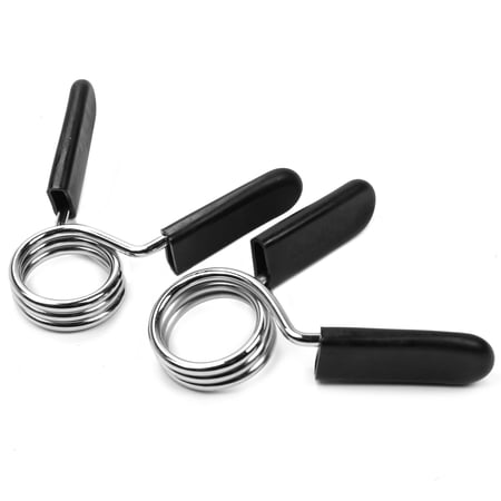 XPRT Fitness Standard Spring Clip Locking Exercise Collars for Weightlifting  1 In.
