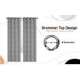 thumbnail image 2 of Safdie & Co. Rideau Jacquard 54X84L Gris Lennox, 2 of 3