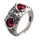 thumbnail image 2 of Anillos de búho de ojo de demonio Fernando Anillo de declaración Retro Elegante Accesorios Punk, 2 of 7