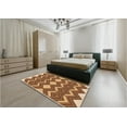 thumbnail image 4 of Ahgly Company Indoor Rectangle Patterned Saddle Brown Area Rugs, 2' x 4', 4 of 6