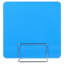 Blue Countertop Sneeze Guard for School desks and Office Spaces Portable Privacy Shield Board 1