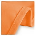 thumbnail image 4 of 5 Pack Orange Rectangular Tablecloths 60 x 102 Inches for 6 Feet Rectangle Banquet Tables with Half-Drop - Stain and Wrinkle Resistant Polyester Fabric Cloth Table Covers for Party, Wedding, 4 of 4