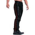 thumbnail image 2 of Fesfesfes Winter Pant Casual Middle Waist Solid Color Warm - Keeping Leather Pant Under $10, 2 of 6