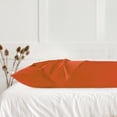 thumbnail image 2 of 3 Pack Breathable Egyptian Cotton Body Pillow Covers, 20" x 48", Orange, 2 of 8