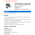 thumbnail image 2 of Brake Master Cylinder - Compatible with 1948 - 1952 Hudson Commodore Series 1949 1950 1951, 2 of 2