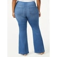 thumbnail image 5 of Sofia Jeans Women's Plus Size Melisa Curvy Flare Pull-On Jeans, 5 of 6