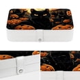 thumbnail image 4 of Cat PU Leather Necklace Organizer with Removable Compartment, Earring Holder, and Decorative Box - Portable Storage Case, 4 of 6