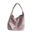 thumbnail image 1 of Bolso de hombro para mujer, suave, informal, con asa superior, moderno, para viaje Rosa, 1 of 8