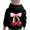 1#Black, variant on Toddler Girls Hoodie Cute Cherry Print Hooded Sweatshirt Soft Pullover Top