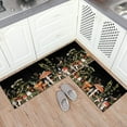 thumbnail image 2 of Mushroom Kitchen Mat Set of 2 Non Slip Thick Kitchen Rugs and Mats for Floor Comfort Standing Mats for Kitchen Decor, 17"x47"+17"x28", 2 of 6