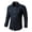 Navy, variant on Fredd Marshall Men's 100% Cotton Long Sleeve Hiking Shirt with Pockets