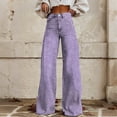 thumbnail image 5 of ADSSDQ Y2k Striped Bell Bottom Jeans Women High Waisted Boyfriend Denim Pants Baggy Wide Leg Stretchy Bootcut Flare Jeans with Pockets Purple L, 5 of 5