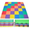 EWONDERWORLD 36 Piece Non Toxic Foam Puzzle Play Mat Extra Thick Baby and Kids Interlocking Tiles