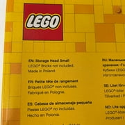 LEGO Small Stackable Storage Head, Green Skeleton