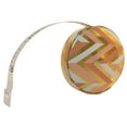 thumbnail image 2 of Fashion Smart Mini Metallic Retractable 5 Foot Tape Measure (Chevron), 2 of 2