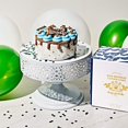 thumbnail image 3 of Thoughtfully Dog Birthday Cake, Peanut Butter Flavored Mini Cookie Cake Treat, Hand Decorated, 3 of 9