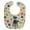 Schnauzer, variant on Pawprints Standard Schnauzer Black Baby Bib