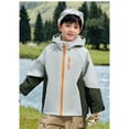 thumbnail image 3 of XXWXYD Toddler Boys Windbreaker Jacket Lightweight Zip Hooded Casual Outerwear Cute Dust Coat Baby Kids Waterproof Play Windproof Spring Fall, 3 of 5