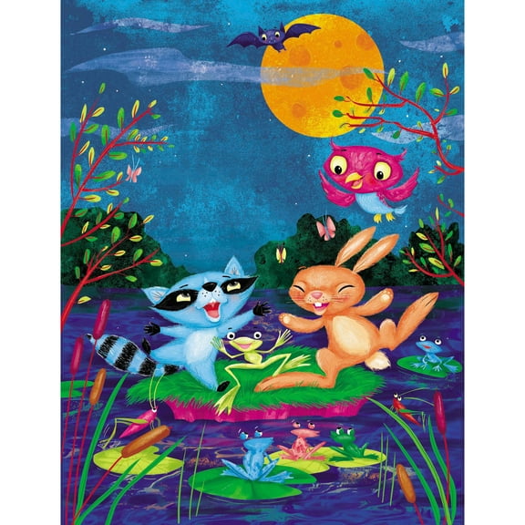 Marmont Hill "Pond Friends" by Curtis Painting Print on Canvas