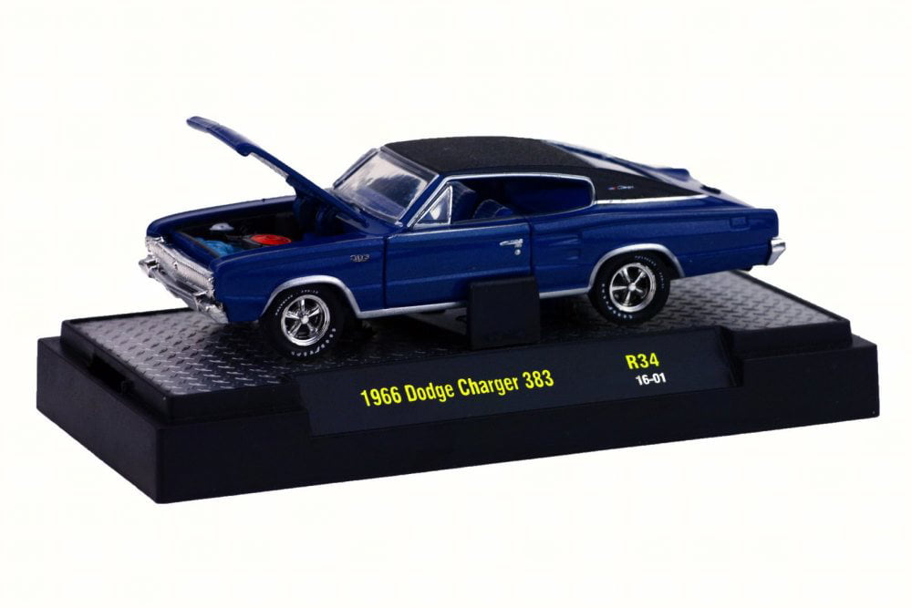 Details about   M2 Machines 1966 Dodge Charger Gasser 1:64 Diecast Car Release 59 20-32 