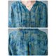 thumbnail image 3 of Blusa holgada para mujer, plisada, con volantes, media manga, estampada, estilo vintage, informal, 3 of 8