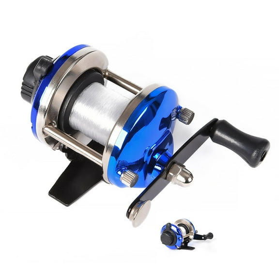 Portable Fishing Reel with Versatile Trolling Capabilities, Aluminum Ratcheting Drag Star for Precise Control