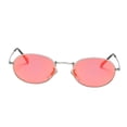 thumbnail image 3 of Gafas de sol de mujer de moda Yuyangstore Marco redondo Lente Slivery roja, 3 of 8