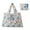 I, variant on 100Fens Lightweight Portable Foldable Shopping Bag,Large Capacity Print Tote Bag,Reusable Shoulder Bag For Women