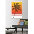 thumbnail image 2 of Line Art - Palm Tree Wall Poster with Wooden Magnetic Frame, 22.375" x 34", 2 of 3