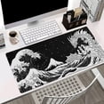 thumbnail image 6 of Dragon Gaming Mouse Pad Japanese Waves Sea Desk Mat XXL Extended Anime Large Mouse Pad Gaming Keyboard Mouse Mat Desk Pad for Computer Laptop Non-Slip Rubber Base Mousepad with Stitched Edges, 6 of 6