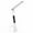 White, variant on Desk Lamps New Led Electronic Clock Desk Lamp,Foldable Rechargeable Reading Lamp,3 Grades of Colour Temperature Adjustment,Infinitely Dimmable,Desk Lamp with Temperatu