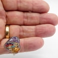 thumbnail image 4 of Guadalupe Shaped Ring w/ Pressed Flowers, 4 of 11
