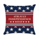 thumbnail image 2 of 4th Of July Cushion Covers Star Flag Patriotics Cushion Covers 4th Of July Decor For For Sofa Bedroom Home Decor, 2 of 6