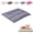 Grey, variant on Chew Resistant Dog Crate Bed Reinforced Corner Washable Foldable Linen Texture Kennel Pad for Small Indoor PetsWatermelon Red Medium