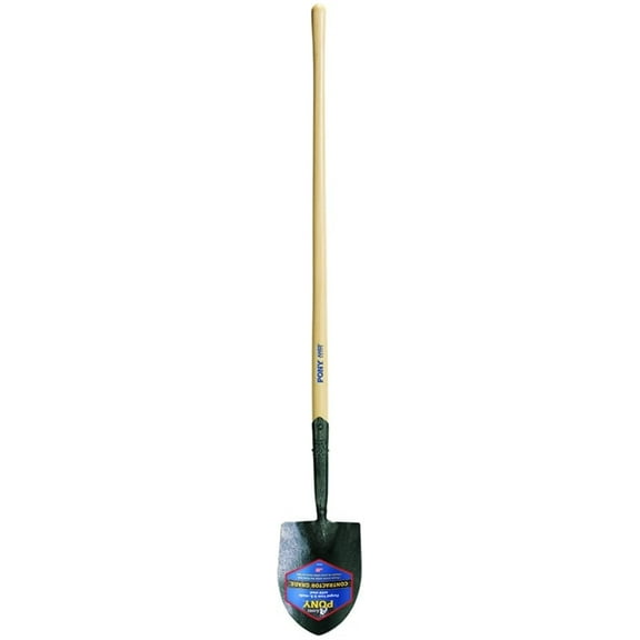 1272800 J-450 Pony Round Point Caprock Irrigation Shovel with 47 in. Hardwood Handle