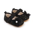 thumbnail image 3 of Yoyauz Baby Girl Mary Jane Shoes Anti Slip Rubber Sole Ballet Slippers Princess Dress Wedding Shoes Newborn Kids Shoes Toddler Shoes（0-12 Month）, 3 of 6