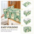 thumbnail image 4 of Cute Dogs Wear Hats Storage Basket for Shelves Foldable Container Organizer for Organizing Toys Clothes Books with Handles, 4 of 7