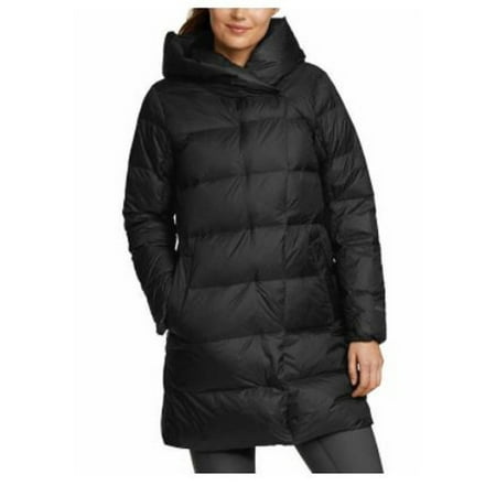 Eddie Bauer Ladies' Down Jacket (Black, Large)