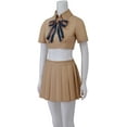 thumbnail image 3 of Horror  Megan Dress Doll Megan Crop Top Skirt Sailor Suit for Women Girls, 3 of 8