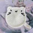 thumbnail image 3 of CSChome Cartoon Coaster Cartoon Coaster Crochet Cartoon Heat-Resistant Non-Slip Handmade Mug Coffee Tea Cup Holder Decoration, 3 of 6